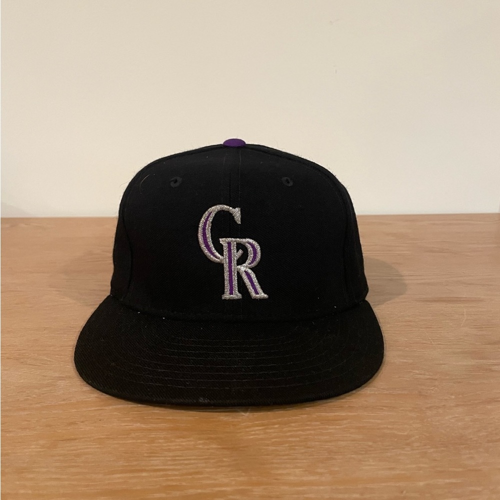 Colorado Rockies New Era 5950 Diamond Collection Fitted Hat